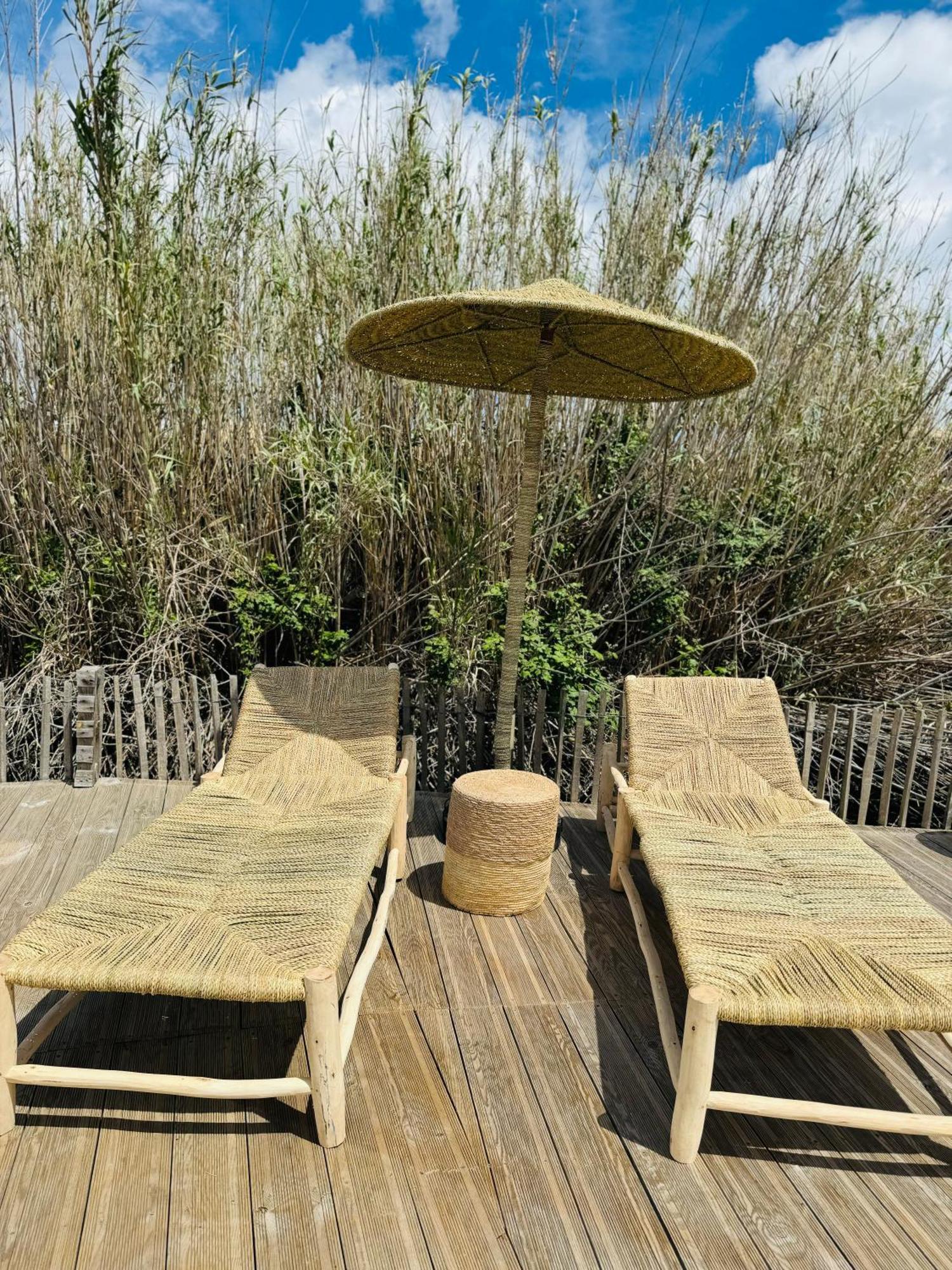 Cabane Le Flamant Avec Jardin, Piscine Et Parking Saintes-Maries-de-la-Mer Exterior photo